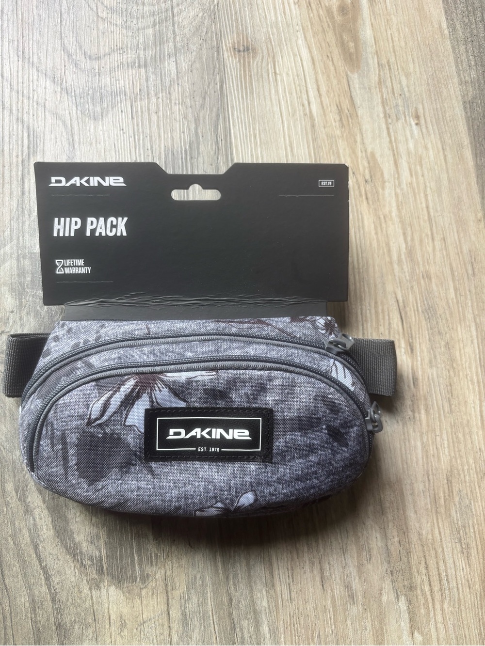 Dakine Gray Floral Hip Pack - unisex Belt Bag